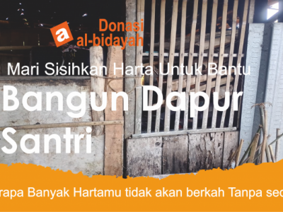 Bantu Renovasi Dapur Santri